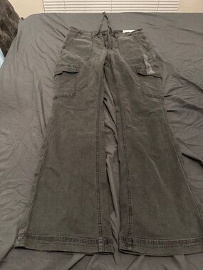 American Eagle Outfitters Charcoal Gray Cargo Pants
